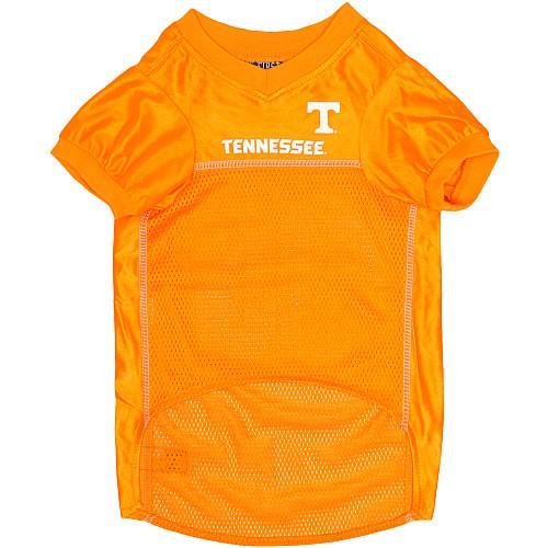 Pets First NCAA College Tennessee Volunteers Mesh Jersey for DOGS & CATS, X-Small. Licensed Dog Jersey with your Favorite Footba