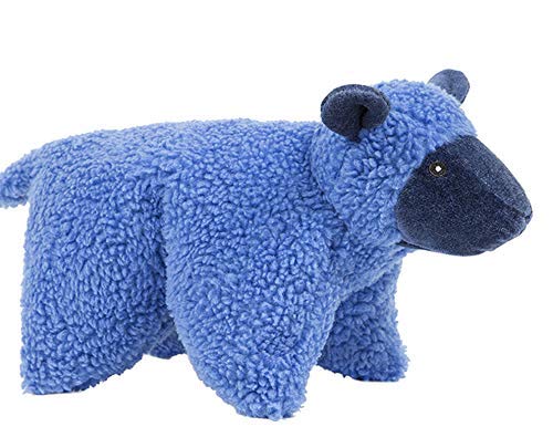 Hugglehounds Plush Dog Toy - Fuzzy Dog Toys, Soft Plush, For Small And Large Breeds With Squeaker - Lester Lamb, Large