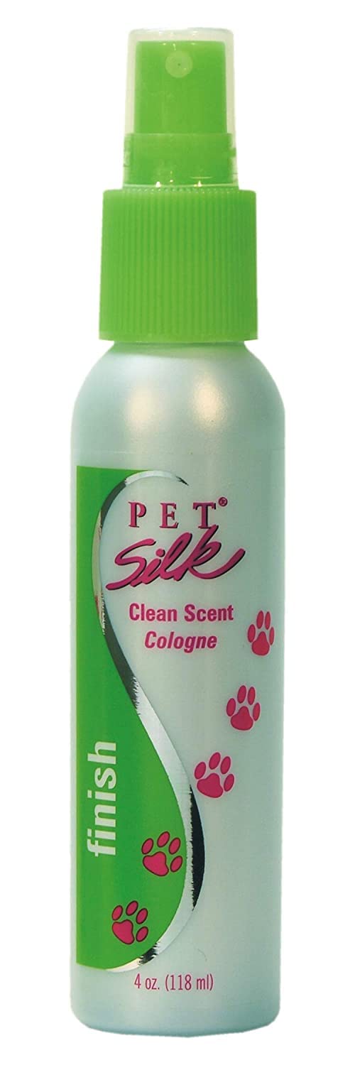 Pet Silk Clean Scent Cologne - Dog Deodorant Perfume Body Spray with Conditioning & Deodorizing Qualities - Clean & Fresh Fragra
