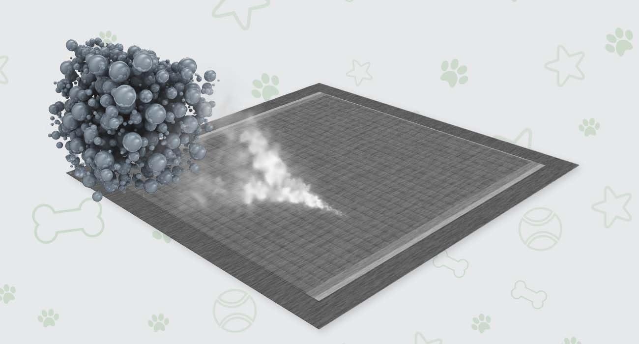 COCOYO Dog Training Pads?Carbon Absorb Eliminating Urine Odor Puppy Pads?Premium Charcoal Dog Pee Pads (100 Count, 17.5x23.5 inc