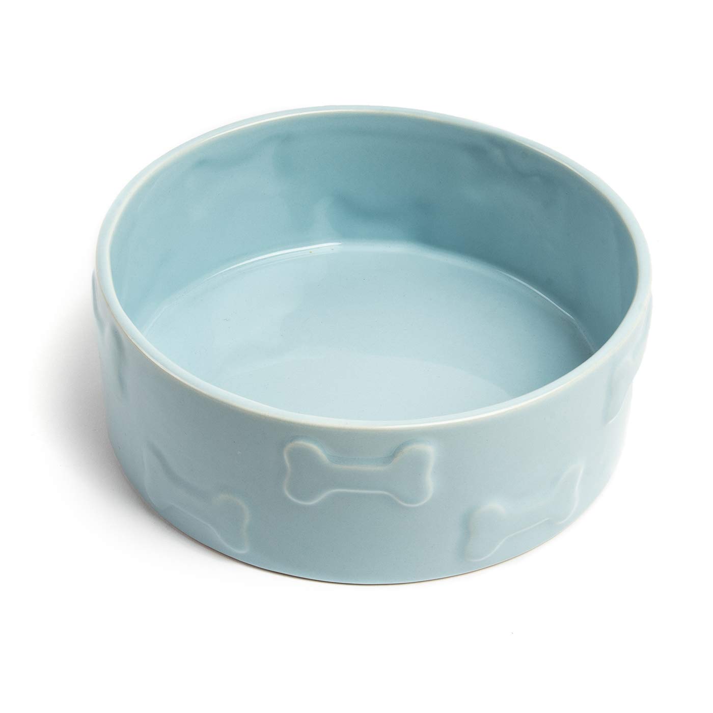 Park Life Designs Pet Bowl | Manor (Small, Blue)
