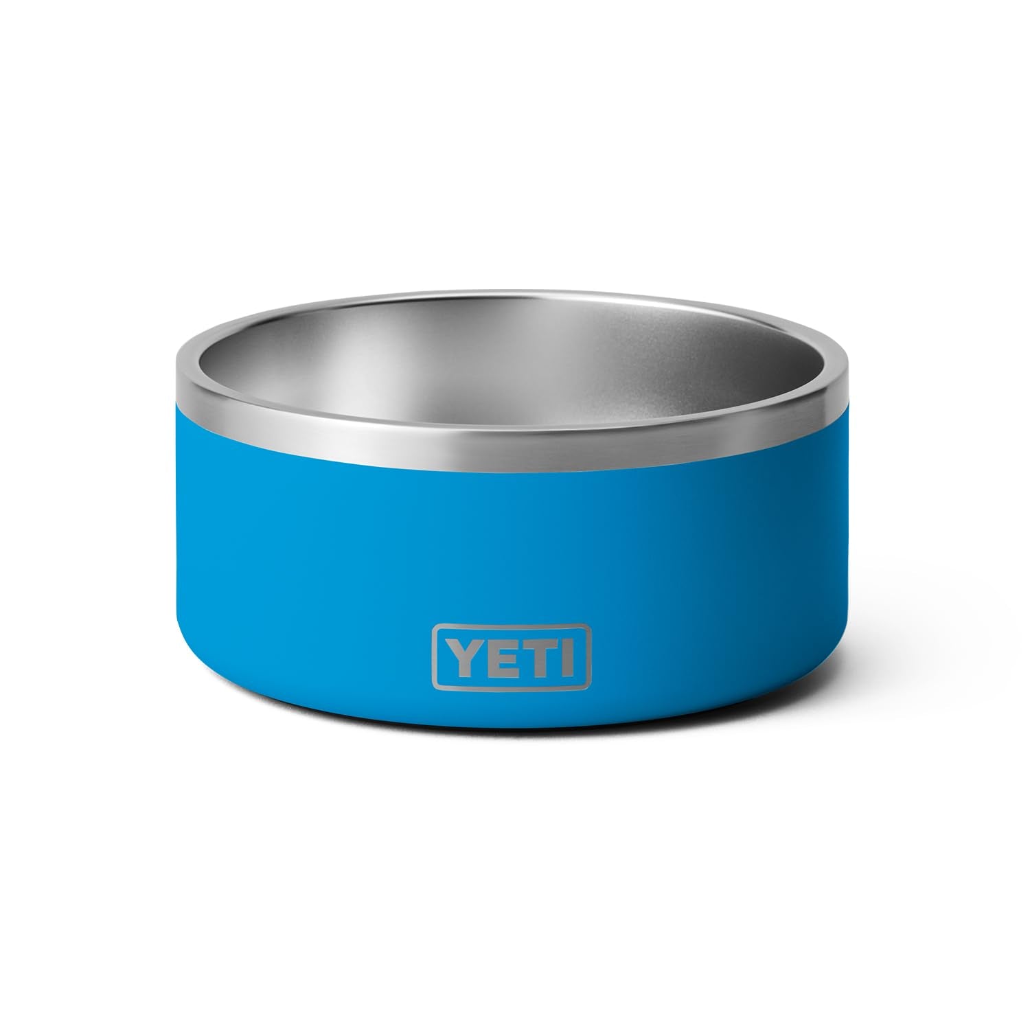 Yeti Boomer 8, Stainless Steel, Non-Slip Dog Bowl, Holds 64 Ounces, Big Wave Blue