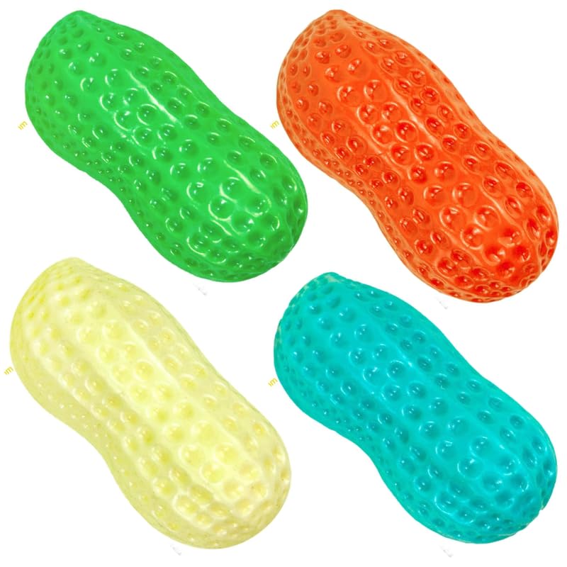 Bohobark Rubber Peanut Dog Toy, Puppy Chew Toy For Teething, Dog Stuff, Dog Toy For Small Togs, Dog Chew Toy, Puppy Teething Toy