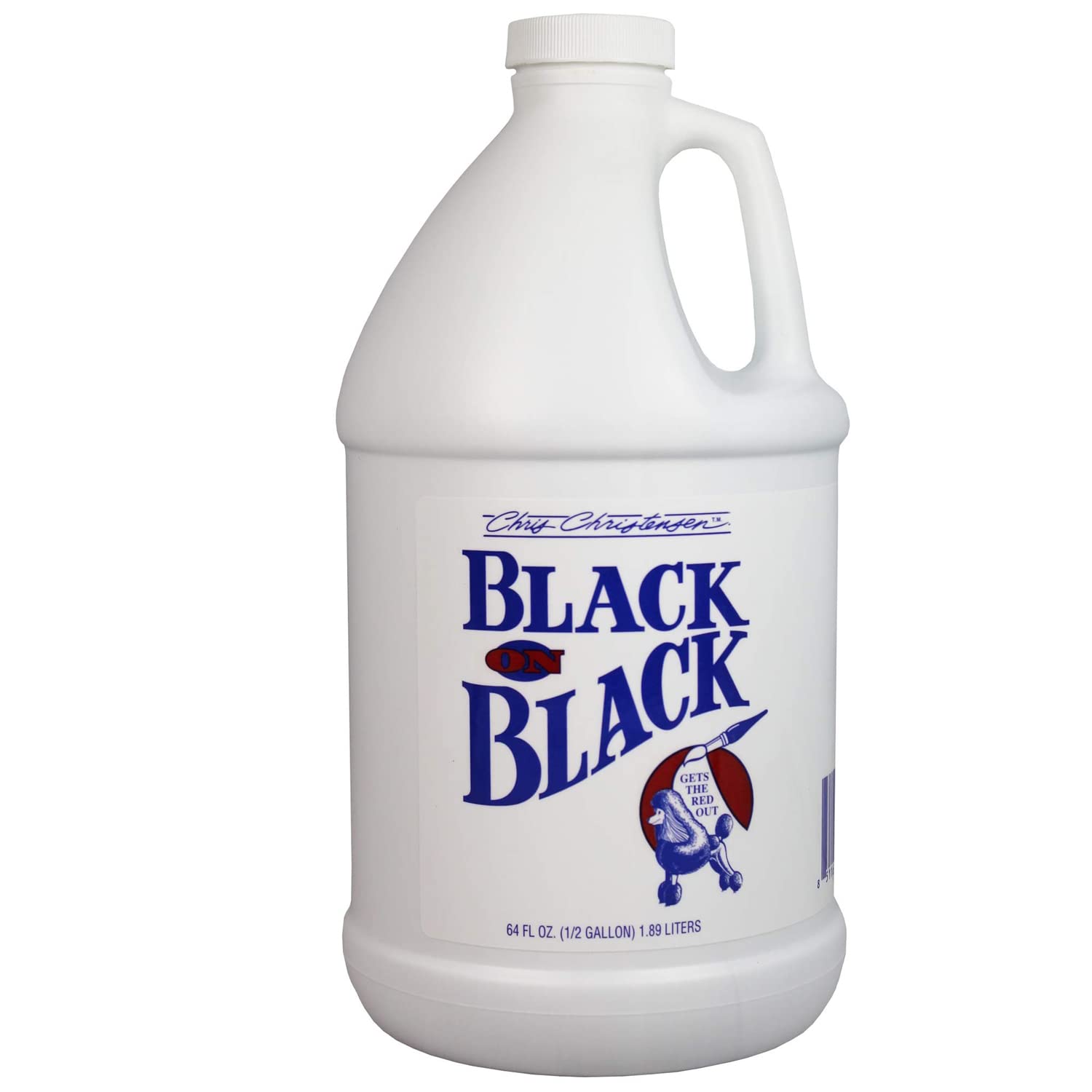 Chris Christensen Black On Black Color Revitalizing Dog Shampoo, Groom Like A Professional, Restores Black Coats, Not A Dye, Lasts Up To 4 Weeks, Made In The Usa, 64 Oz