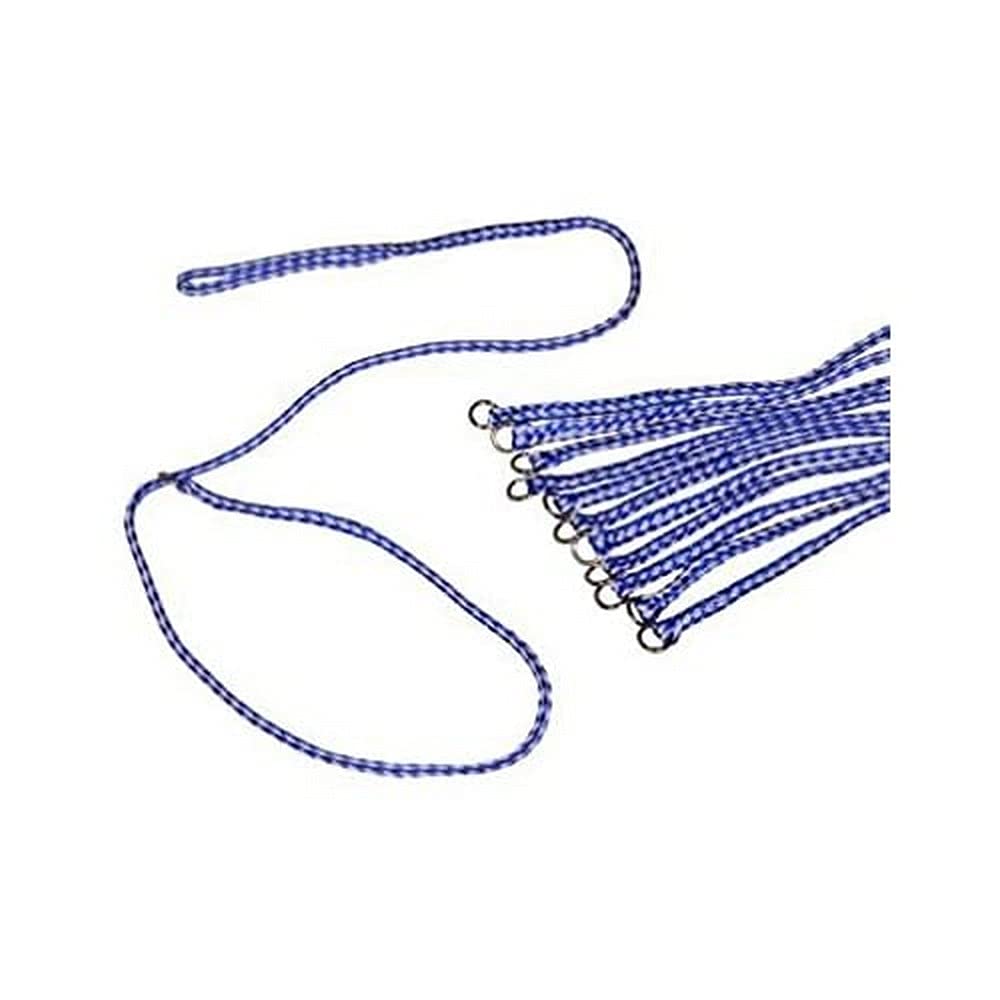 Kvp Extra Strong Durable Cat And Dog Leads, Quick Slip Tough Braided Rope Leash, Easy Over The Head For Instant Control, General Purpose Animal Control Leads (12 Pack)