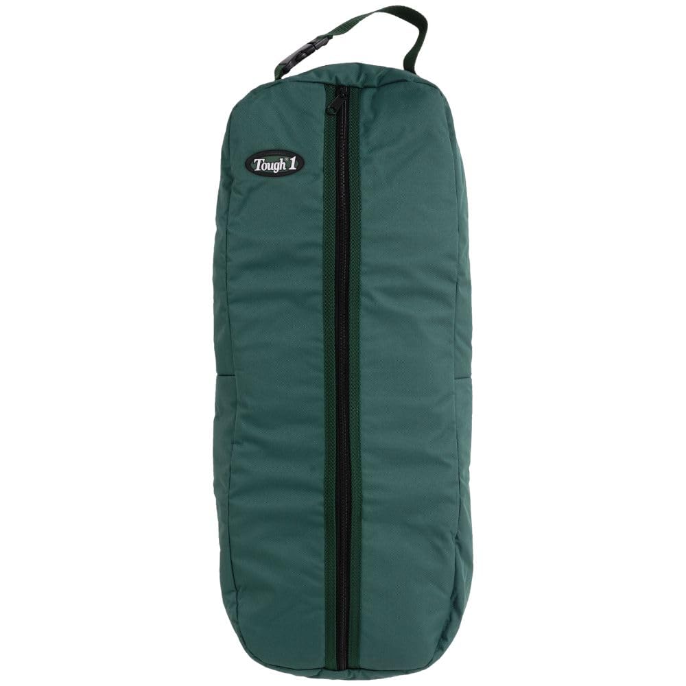 Tough 1 Tough-1 Nylon/Poly Bridle/Halter Bag, Hunter Green , 25 length with 3 1/2 gusset