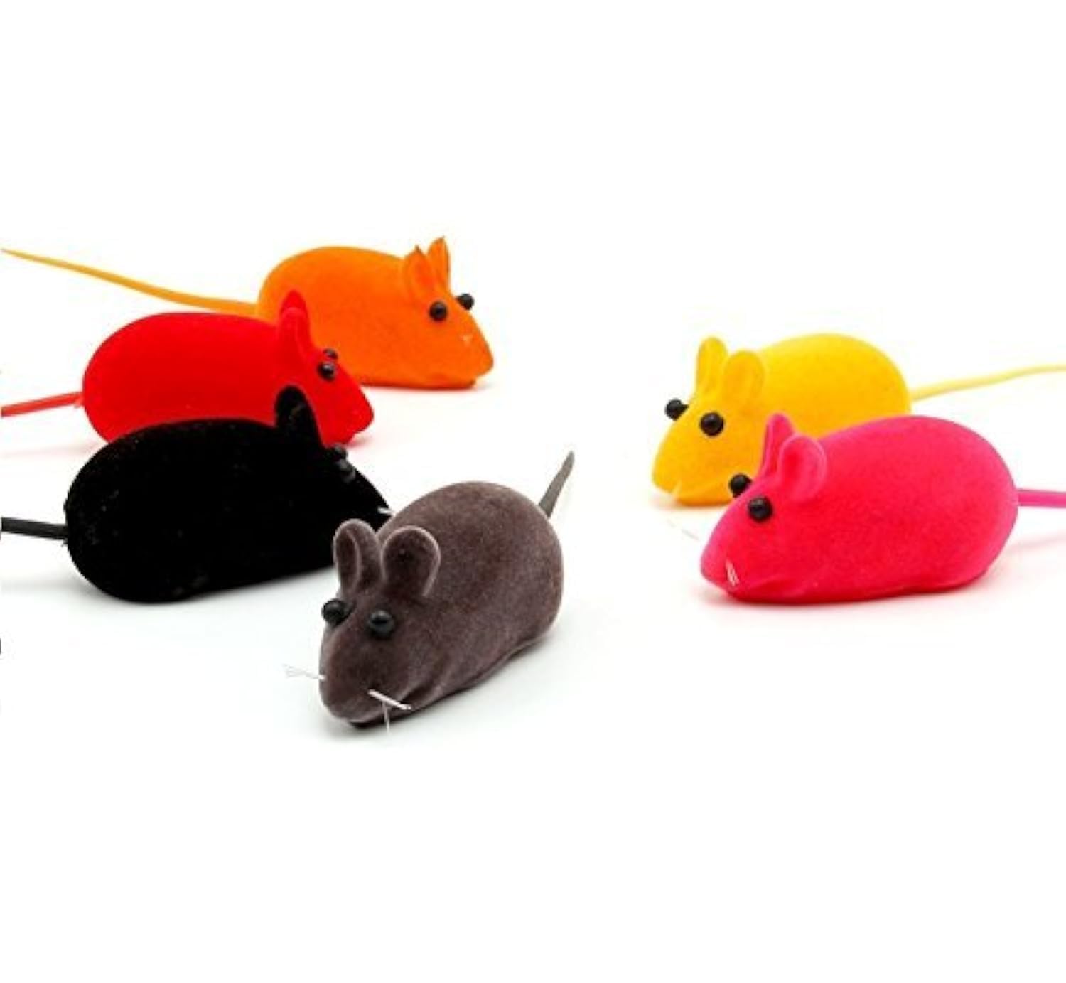 Pups&Pets Fun Plush Toy, Cats Hunting Mouse Toys, Bite Proof Cat Toy, Interactive Mice Plush, Kitten Playing Toys Rat, Soft Mous