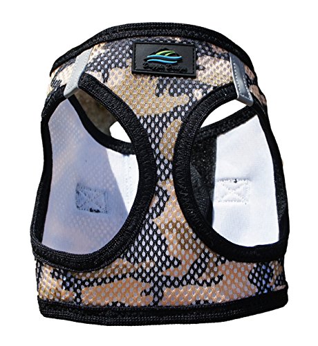 Doggie Design No Choke Dog Harness - Simple Step-In And Go Dog Vest For Small, Medium, And Large Breeds - Breathable Mesh Polyester Pet Harness - Brown Camo - 2Xl