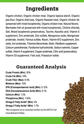 Tender & True Organic Chicken & Liver Recipe Cat Food, 7 lb