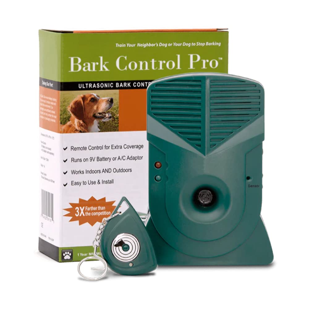 Good Life, Inc. Bark Control Pro | Stops Barking Up To 150 Ft. | Humanely Stop Barking Dogs | Automatic Bark Detection | Include