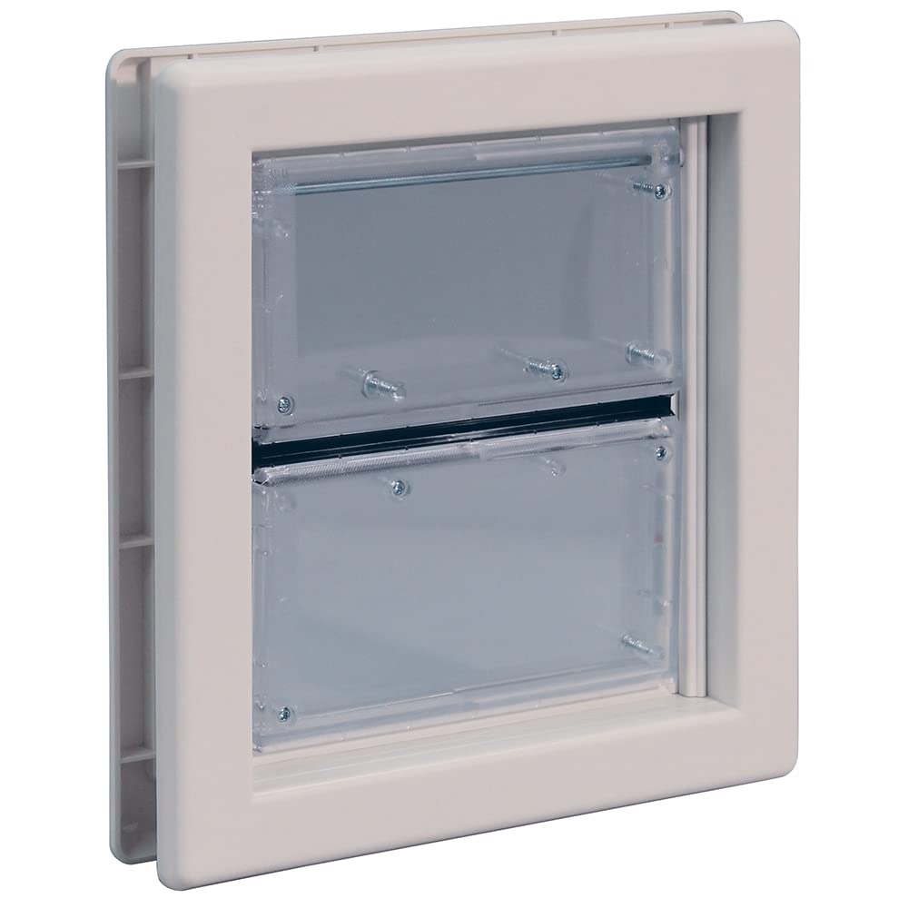 Ideal Pet Products Air Seal Pet Door With Telescoping Frame, Small, 6.63' X 7.25' Flap Size