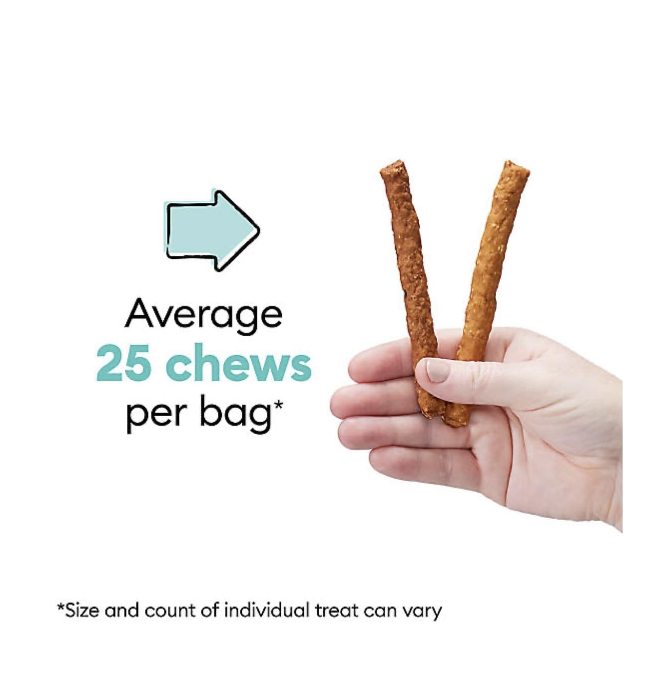 Wiggles & Wags Meaty Sticks Dog Treats, Bacon & Cheese Flavor, 6 oz with DN Essentials Bone Shaped Bag Dispenser & Roll