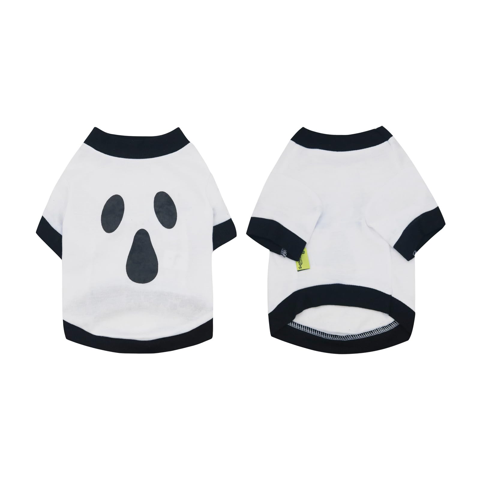 Vavious Ghost Dog Sweater - Comfortable Cotton Winter Coat - White, Large