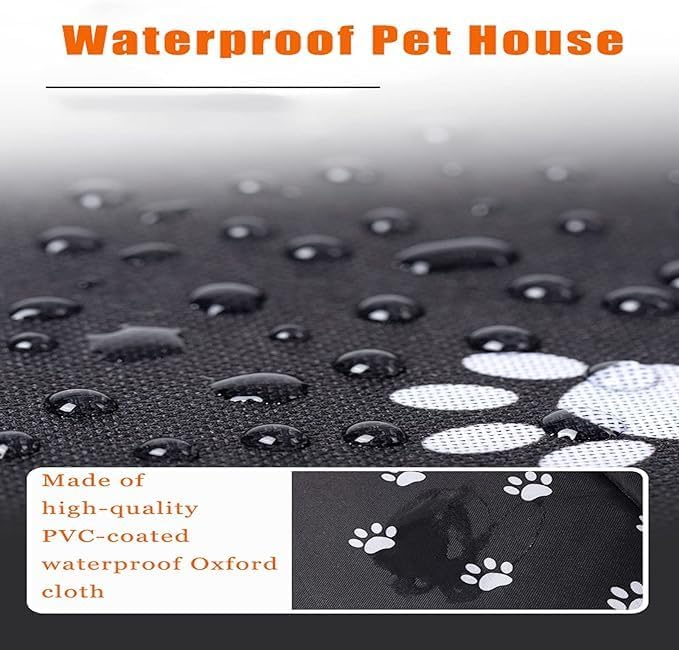 Chris Good Feral Cat House, Cat House Outdoor, Waterproof Shelter For Stray Cats, Weatherproof For Winter (Black Claw, Large)