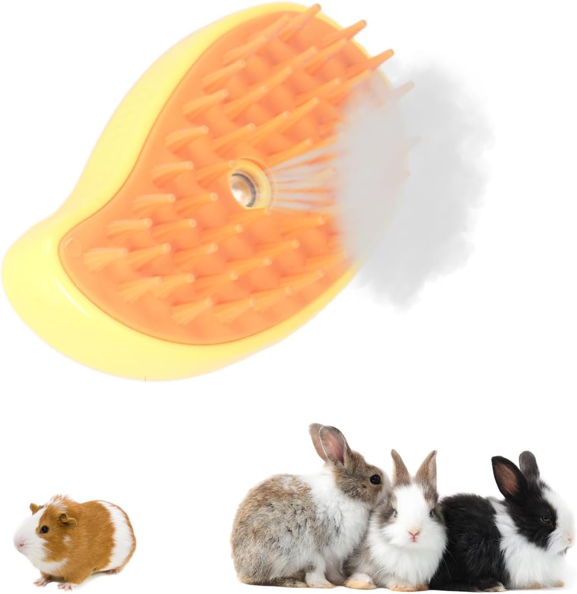 Pet Steam Brush, Pet Hair Removal Brush For Small Dog And Cats, Pet Cleaning Brush, Pet Massage Brush, Cat Hair Remover Brush