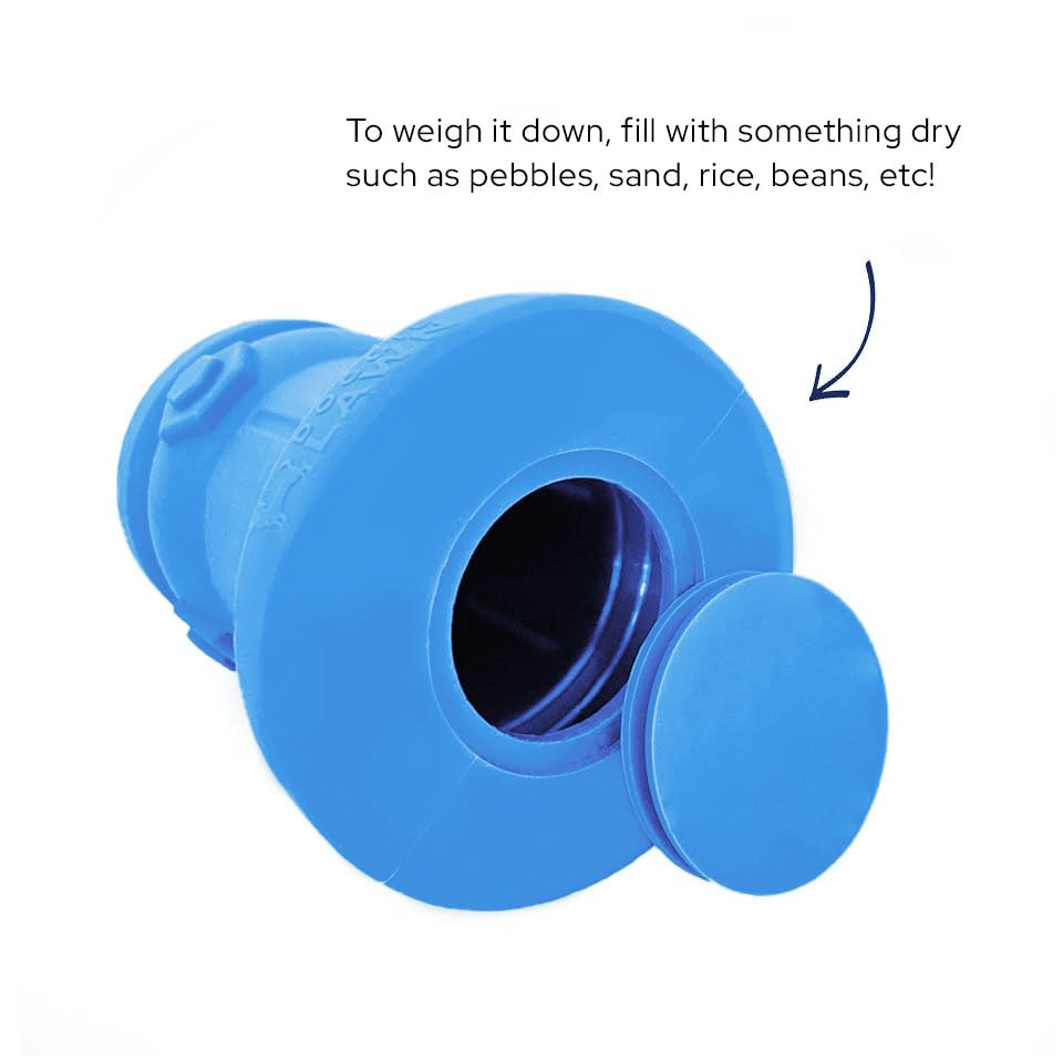 Bark Potty Silicone Potty Training Fire Hydrant for Male Dogs, 4 x 7, Blue - Ideal Pee Training Solution