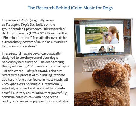 iCalmPet | Through a Dogs Ear: iCalmDog Reggae | CD | 60-min | Happy Jamaican Rhythm Solution for Canine Anxiety
