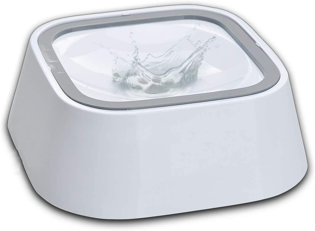 Divik Pet Water Dispenser Feeder Bowl For Dogs And Cats, NoSlip Dog Water Bowll, NoSpill Pet Water Bowll Slow Water Feeder Dog