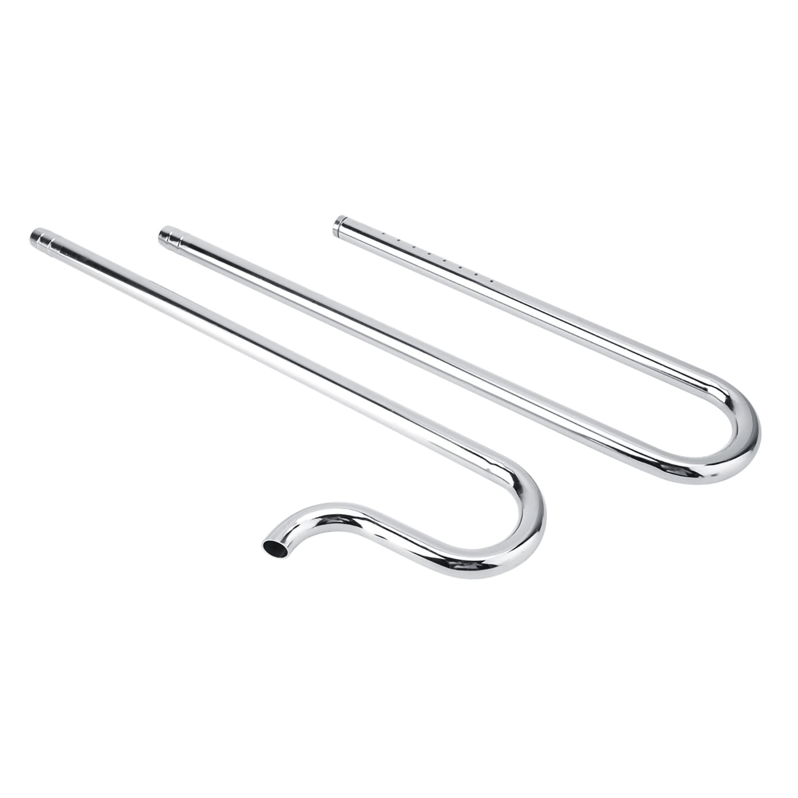 Aquarium Inflow Pipe, Lily Pipe Skimmer Stainless Steel Outflow Oil-Film Skimmer Filter Pipe Fish Tank Supplies (16/22mm)