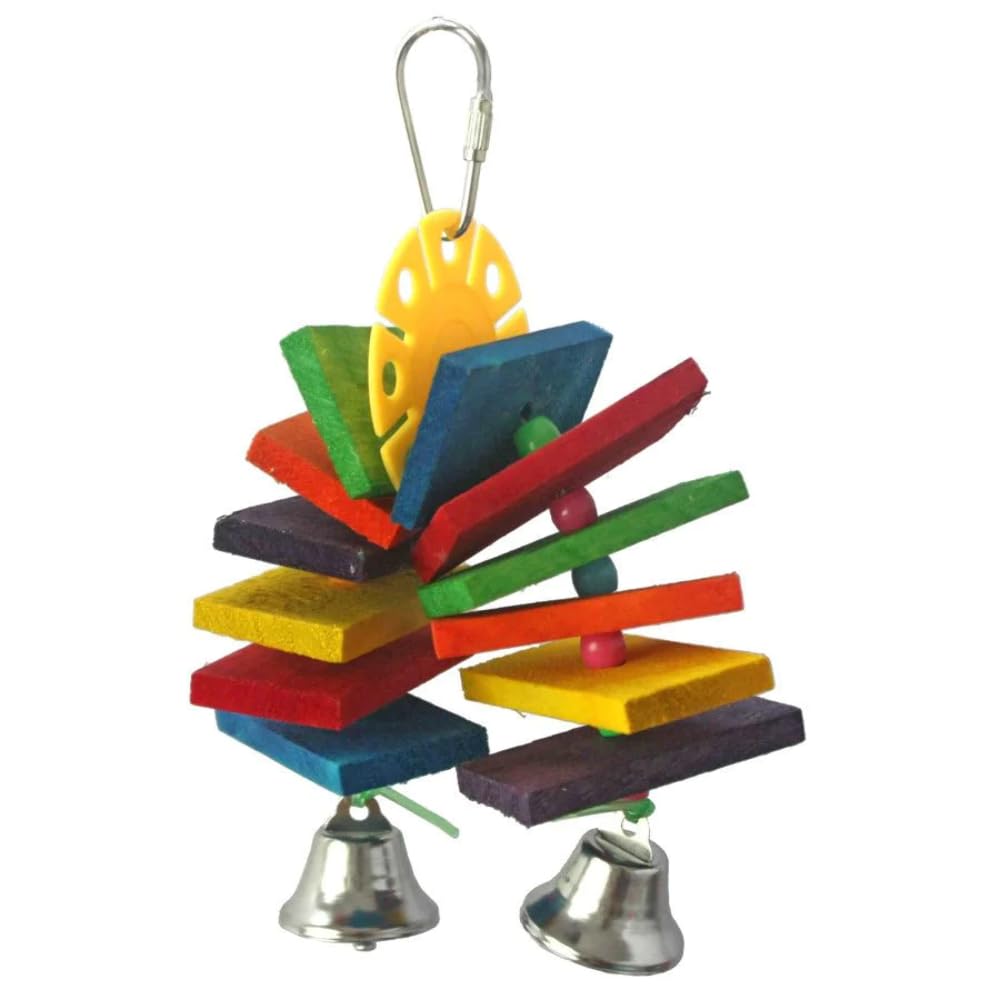 A&E Cage Company 52487501: Toy Hbk Rainbow W/Bells