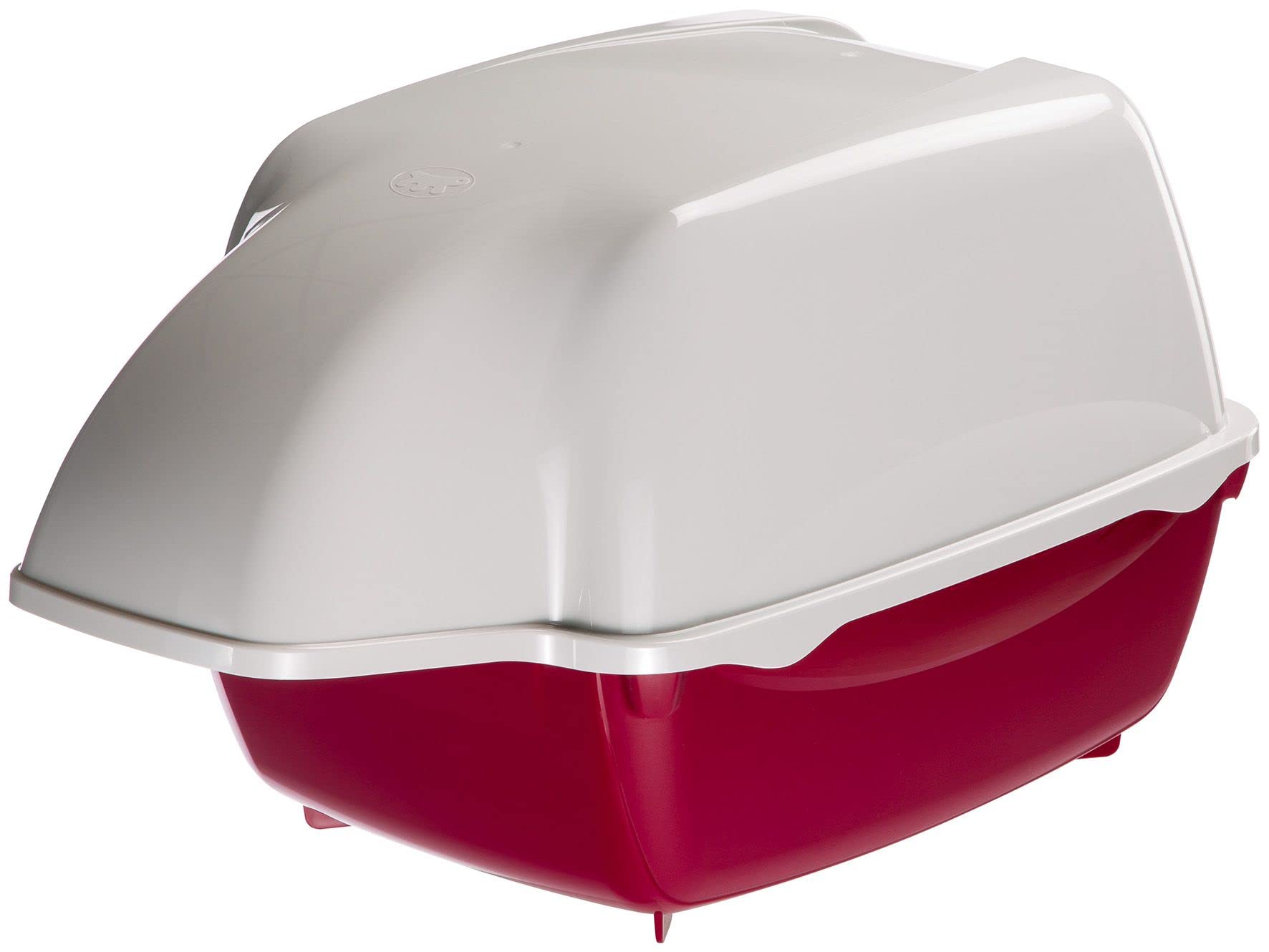 Ferplast Cosmic Outdoor Cat Litter Box - Waterproof Dog-Proof Cat Toilet with Tunnel Entry, High-Sided Base for Litter Containme