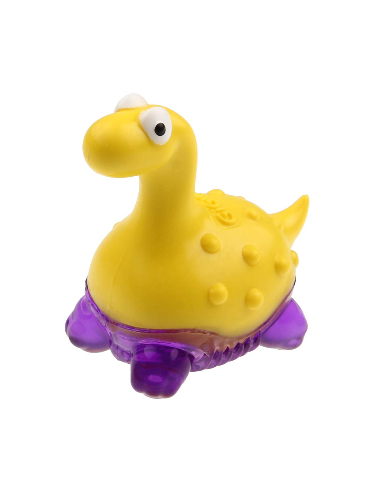 GiGwi Suppa Puppa Dino Toy for Puppies & Small Dogs, Durable NonToxic Dog Toy with Squeaker, Special Textures Reduce Plaque & T