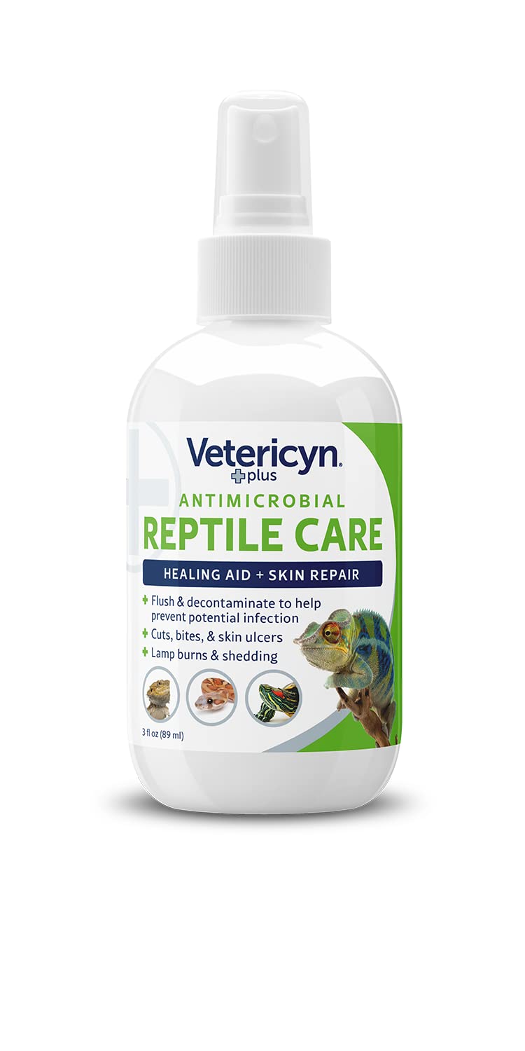 Vetericyn Plus Reptile Wound Care Spray | Reptile Skin Repair, Help Care for Reptile Wounds, Including Scale Rot, Lamp Burns, an