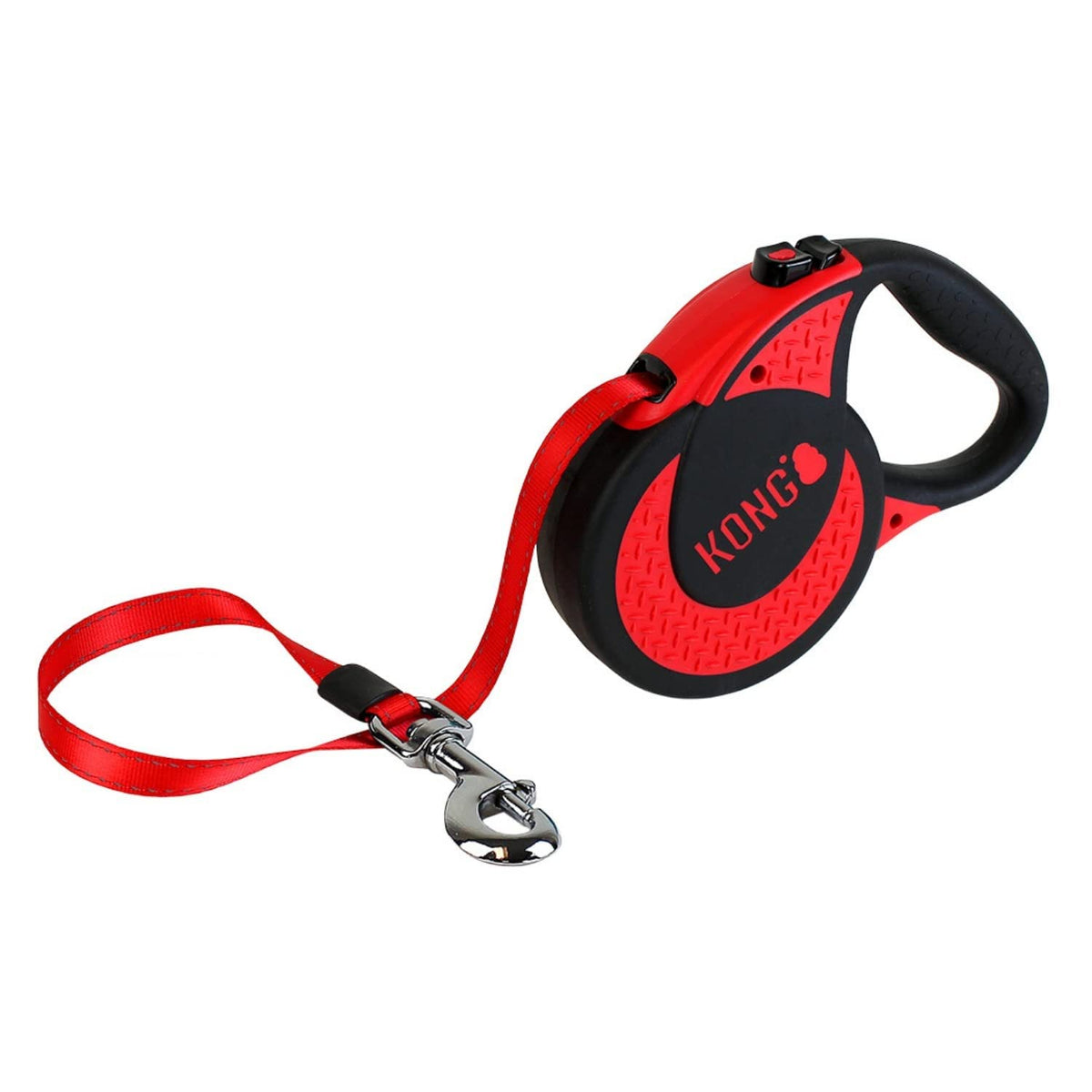Alcott Kong Ultimate Retractable Dog Leash, Extra Large, Red, 16' Long