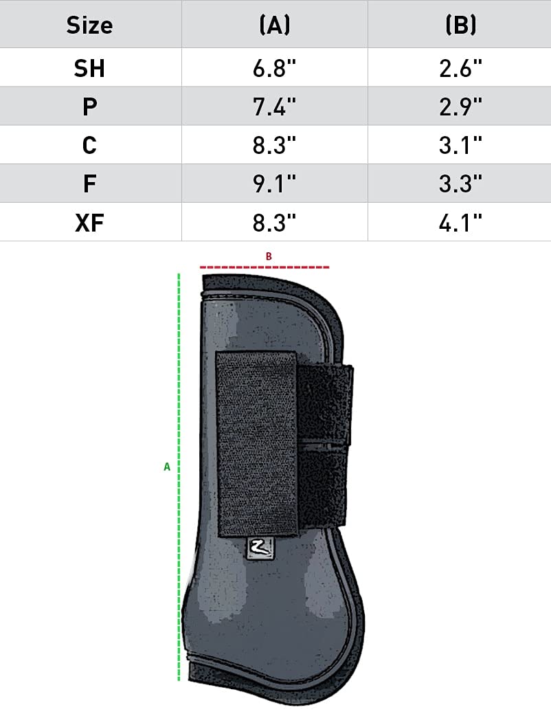 Horze Adepto Open Front Tendon Boots | Durable Shell With Neoprene Lining - Coral Gold - Warmblood