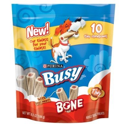 Purina Busy Bone Real Meat Dog Treats Tiny