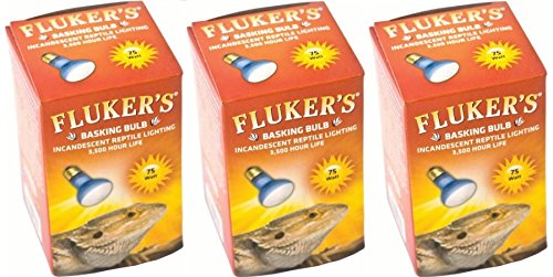 Fluker'S (3 Pack) Basking Spotlight Bulbs For Reptiles 75 Watt