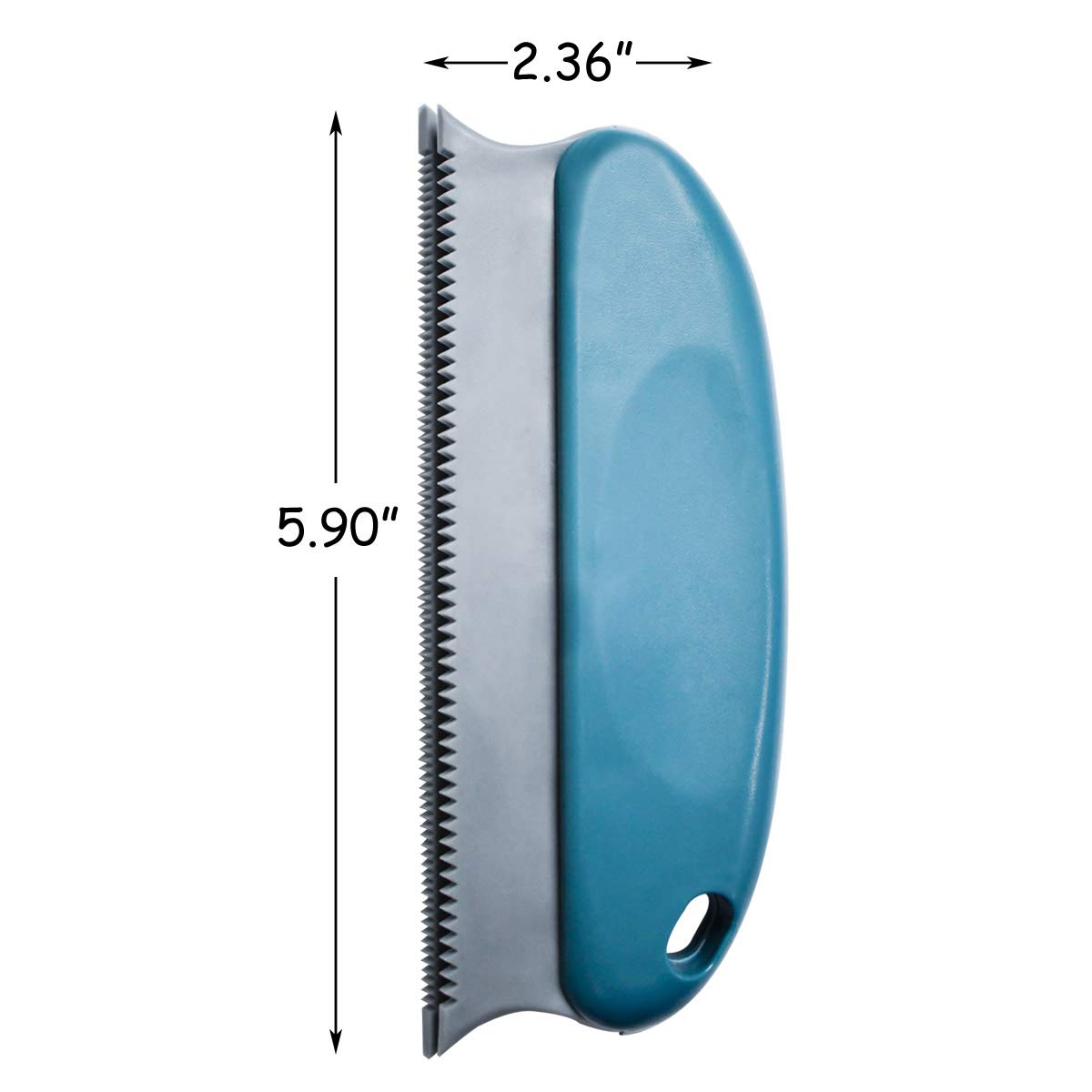 Ttsam Pet Hair Remover Brush Abs Double Serrated Structure Pet Hair Detailer For Car Interiors Furniture Carpet Couch Sofa Bed Clothes Blinds Cat & Dog Hair Lint Remover Brush