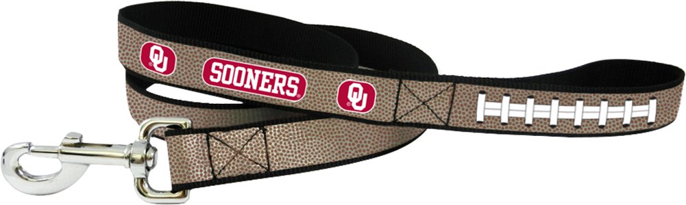 Ncaa Oklahoma Sooners Reflective Football Leash, Small