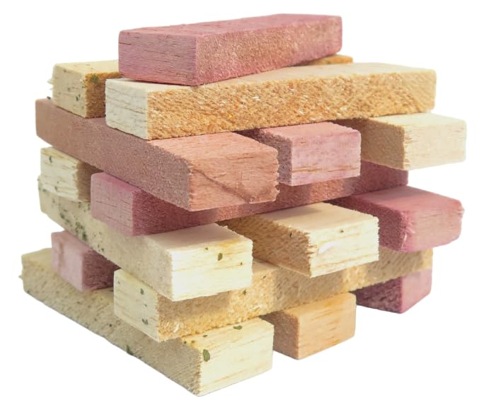 No Furries Delights Chews, 100% All Natural Flavoured Balsa Wood For Rabbit Hamster Guinea Pig Chinchilla Pet Rat Mice Gerbil Bi
