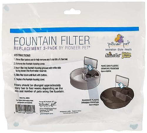 Pioneer Pet Replacement Filters For Plastic Fountains