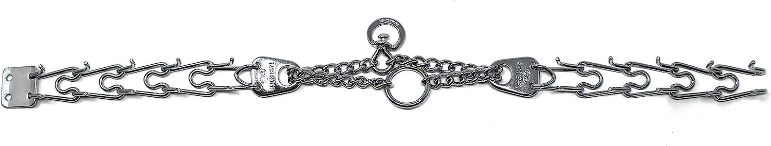 Herm Sprenger Prong Dog Training Collar Ultra-Plus Chrome Plated Steel Pet Pinch No-Pull For Dogs Anti Pull Made In Germany 2.25Mm X 13In Small