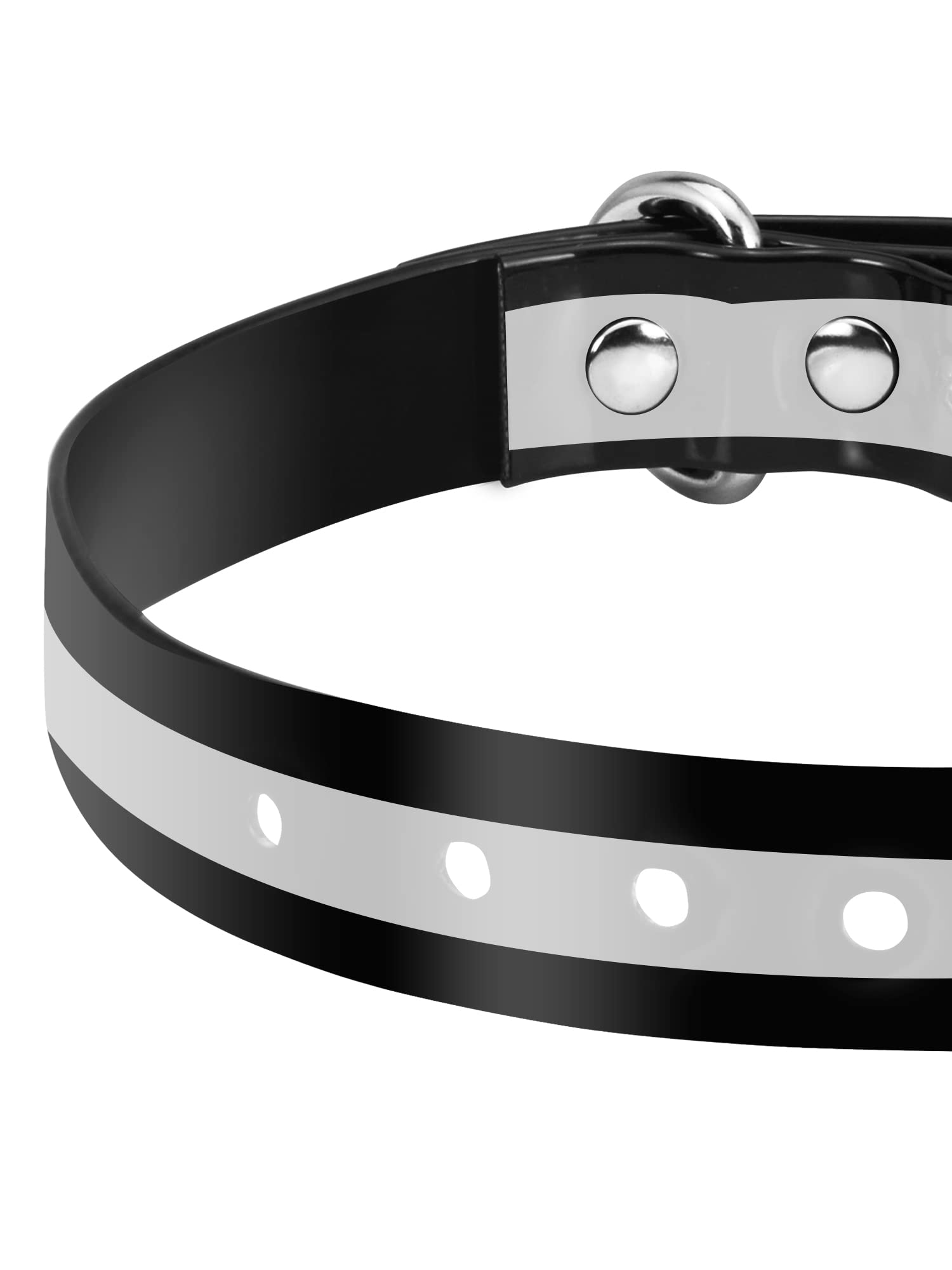 Petjoy E Collar Replacement Strap, 8-27 Inches Adjustable Dog Collar For Small To Large Dogs (2-Pack)