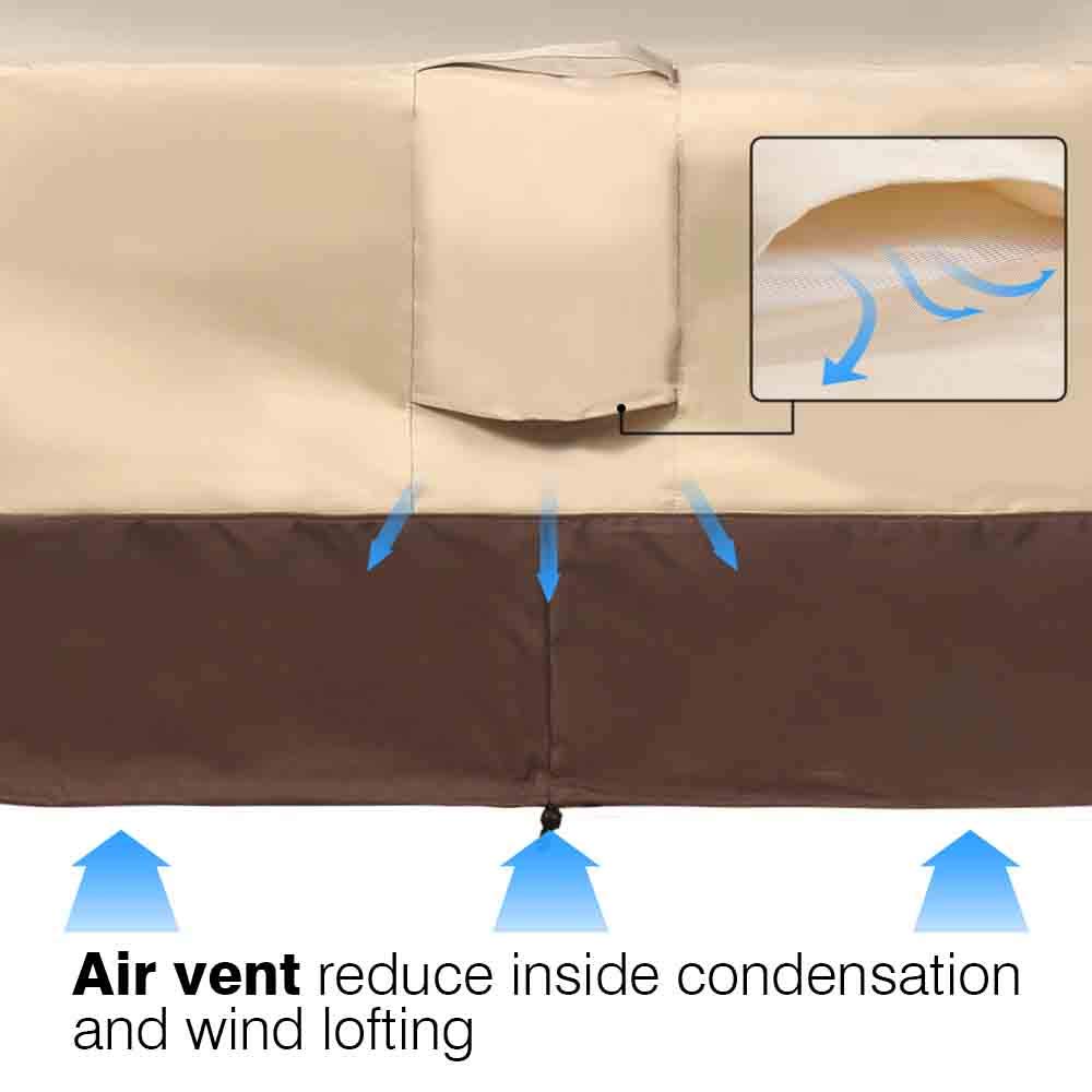 Vailge Patio Adirondack Chair Covers, Heavy Duty Patio Chair Cover, Waterproof Outdoor Lawn Patio Furniture Covers (Standard - 2