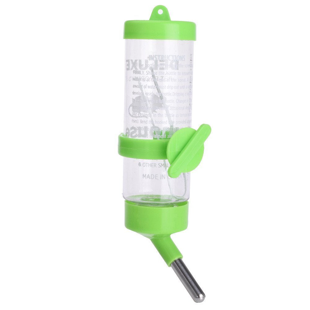 Litewoo Pet Cage Water Bottle 125-250Ml, Easy To Install Abd Leak Proof, Hanging Water Dispenser For Rabbit Hamster Guinea Pig Chinchilla, Random Color, 1Pc