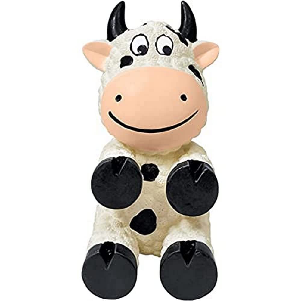 Pettix Wiggi Cow Dog Toy, Small