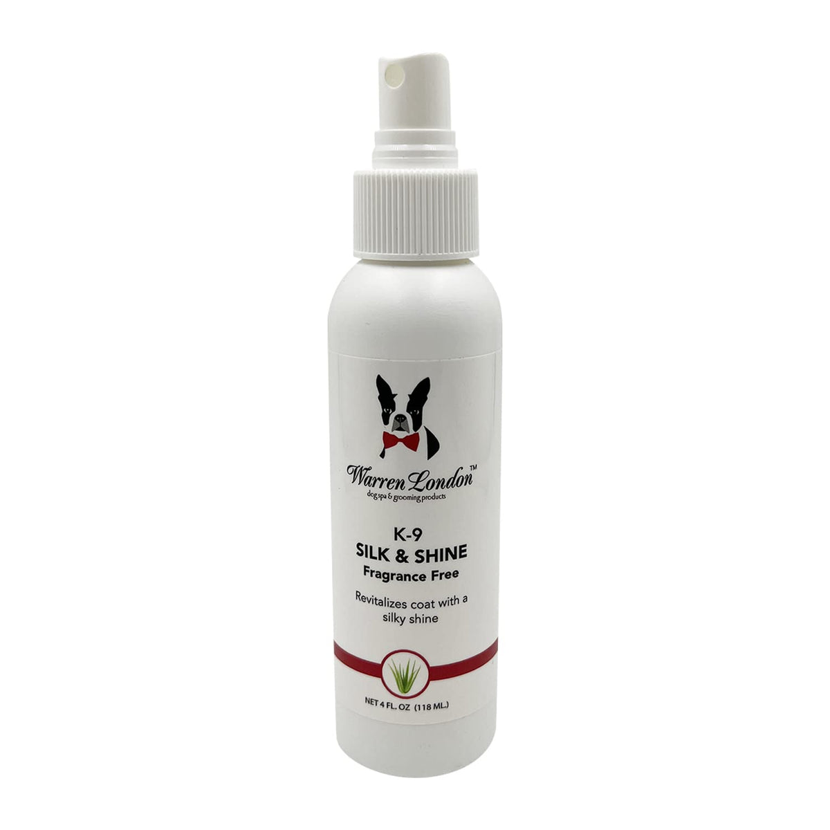 Warren London K9 Silk & Shine – Easy To Use Leave In Conditioner For Your Dog’S Soft Bright Coat – No Fragrance, Spray Bottle, Made In The Usa – 4Oz