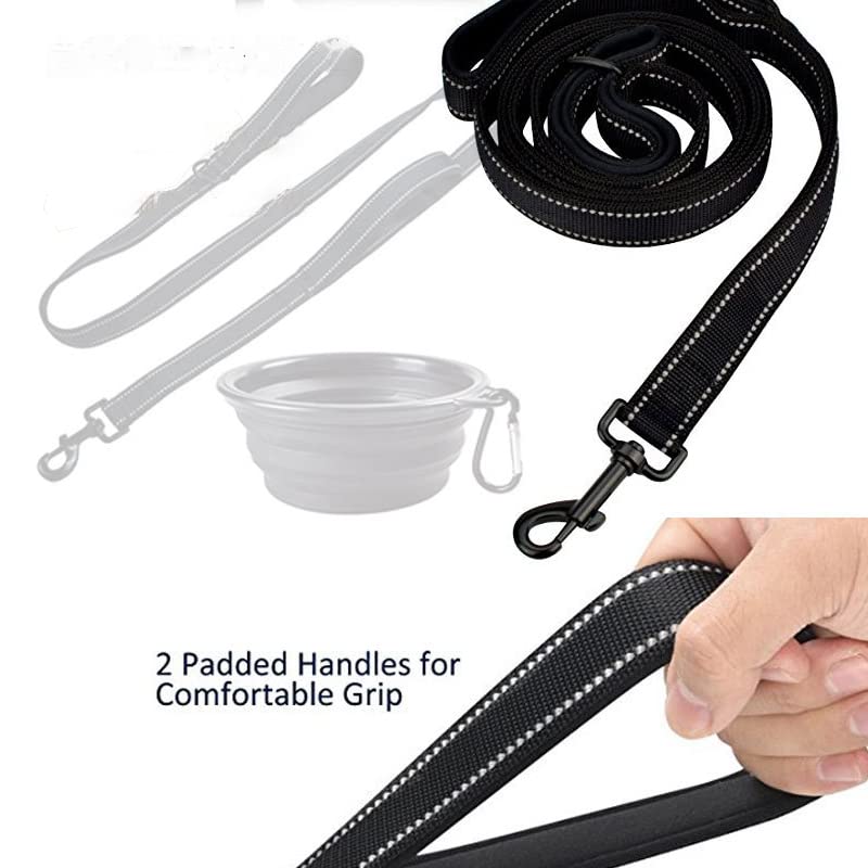 Dog Leash, Heavy Duty Dog Leash, Leashes For Large Breed Dogs .5Ft.6Ft, Double Handle Dog Leash, Reflective Training Lead, Perfe
