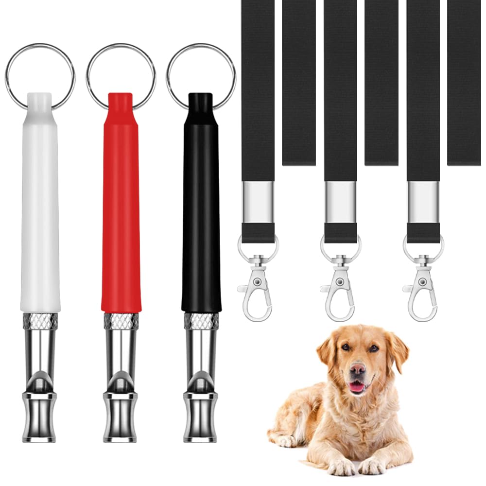 Lyflux 3 Pcs Dog Whistle, Dog Whistle To Stop Barking, Dog Whistle To Make Dogs Come To You, Dog Whistle Training, Dog Whistle T