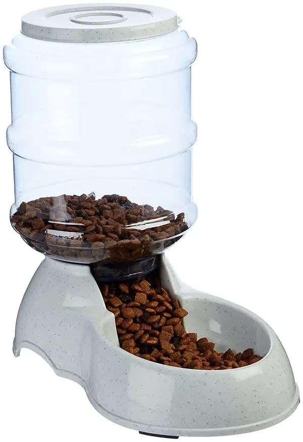 Toriox Pet Food Dispenser 3.8L Large Capacity SelfDispensing Gravity Pet Feeder Waterer Cat Dog Feeding Bowl Automatic Feeding 