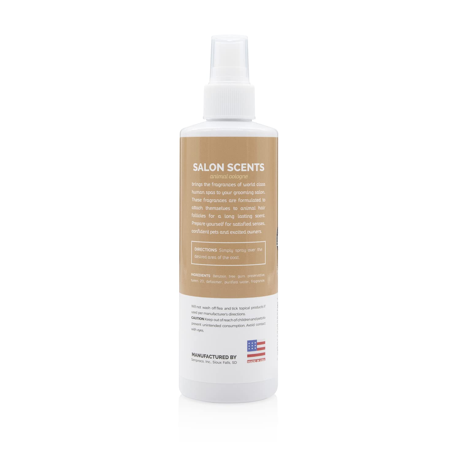 Bark2Basics Salon Scents Pet Grooming Cologne - 8 oz, Natural Professional Grade Perfume for Dogs and Cats, Spray, Long Lasting,