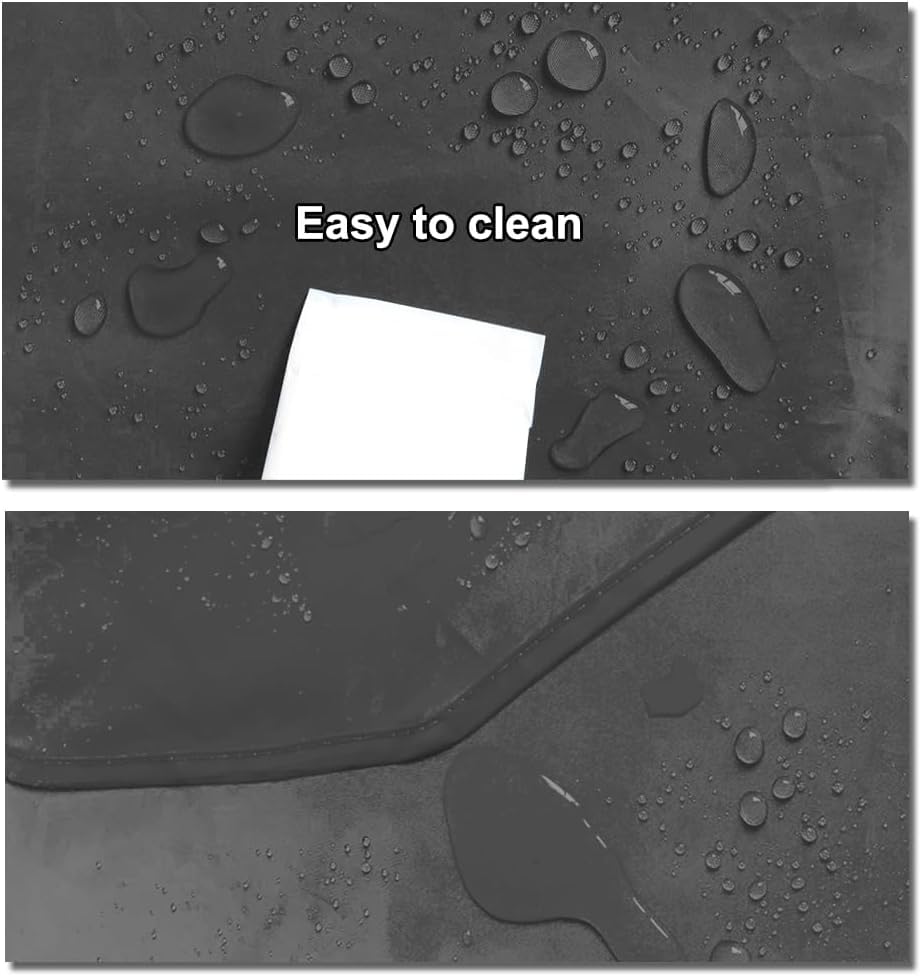 Amakunft 2Pcs Waterproof Hexagon Playpen Mat Washable Pee Pad Fit With Small Animal Playpen (42.5In X 41In) Reusable Pet Bedding
