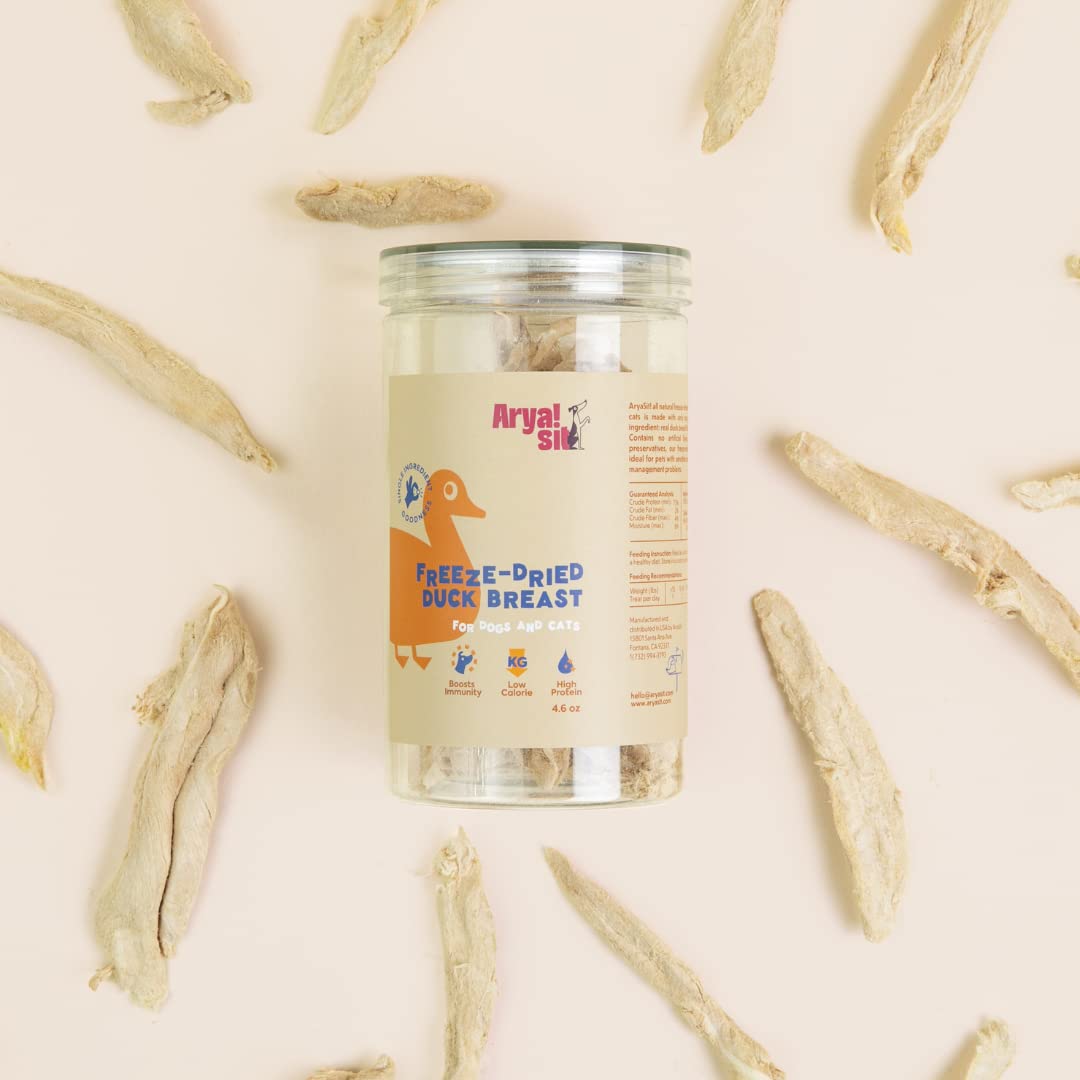 Arya Sit! - Freeze-Dried Single Ingredient Dog Treats (Duck Breast)