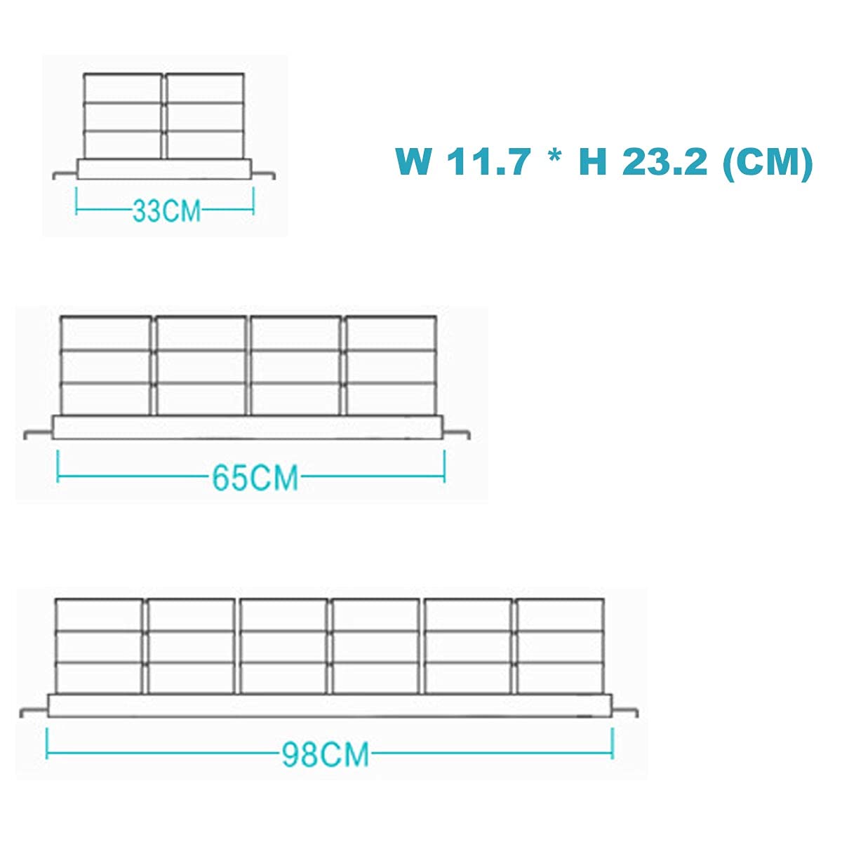 Wupyi Aquarium External Filter Fish Tank External Filter Box Aquarium Filter Fish Tank Upper Trickle Box Filters System 12 Box,Transparent