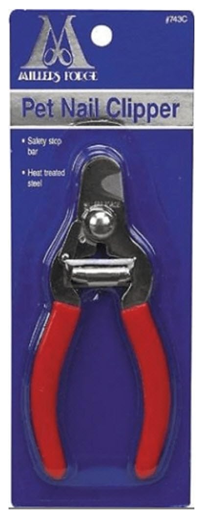 Millers Forge Steel Pet Nail Clipper 743C With Safety Stop Bar Small Medium Dog