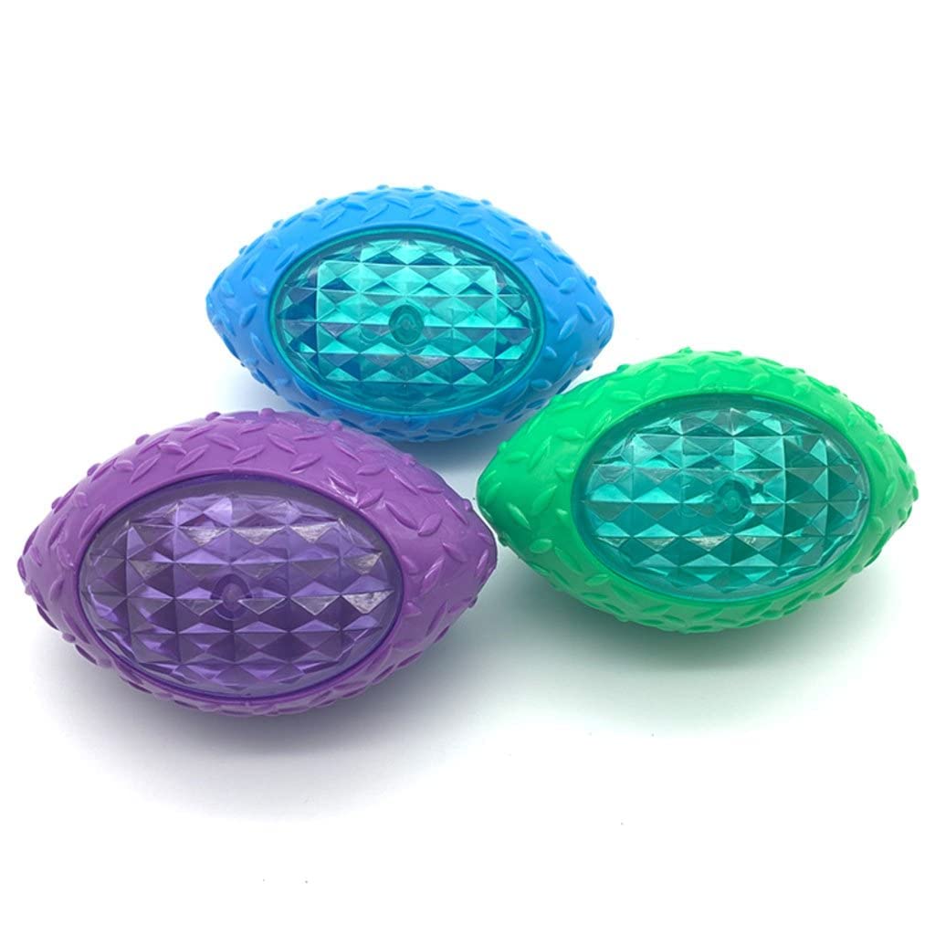 Dog Trust Led & Squeaker Ball Toy For Dog (Color May Very) Pack Of 1